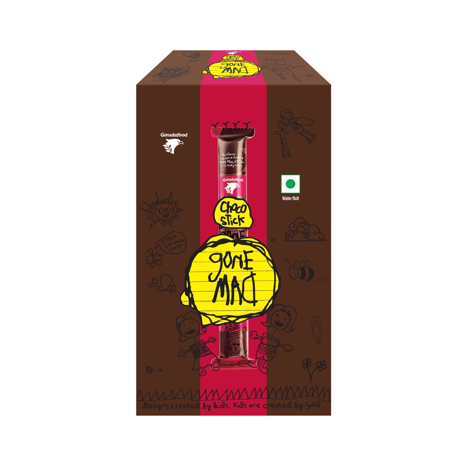 Gone Mad Premium Choco-Filled Wafer Sticks – 24 Sticks (192g) – Crispy, Creamy & Delicious Chocolate Snack